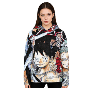 Anime Woven Tapestry <strong>Hoodie</strong> One Piece Tapestry Blanket Women Girl Oversized <strong>Dragon</strong> <strong>Z</strong> <strong>Ball</strong> Cartoon Cotton Hoodies - Product Image 4