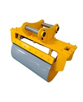 Compacteur vibrant à tambour pour excavatrice, piqueur vibrant, compacteur de pente, roue en acier, marque TDC, moteur à force de vibration 5T