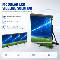 Écran LED d'affichage pour stade, intérieur/extérieur, étanche IP65, 960x960mm, pour publicité sur panneau de scores de football, prix OEM