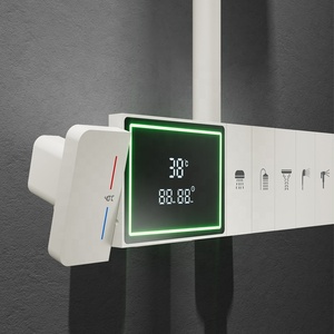 Ensemble de <span class=keywords><strong>douche</strong></span> à tuyau à main et ensemble de <span class=keywords><strong>douche</strong></span> de salle de bain mural intégré - Product Image 5