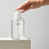 Bouteilles de gel douche et shampoing en plastique PET givré épais de 300 ml, 350 ml, 400 ml, bouteilles de savon liquide pour hôtel, bouteilles de shampoing et d'après-shampoing