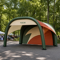 Tente de paddock gonflable professionnelle 4x6m personnalisée, étanche, certifiée CE, pour événements de course, marque de tente de pit pour le sport automobile