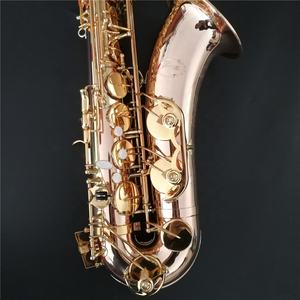 Lunette <span class=keywords><strong>de</strong></span> saxophone OEM en cuivre, couleur argent, cuivre Rose Bb, col argent - Product Image 3