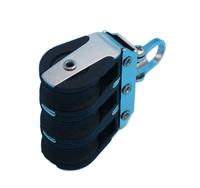 Poulie en acier inoxydable 316 avec bloc pivotant en nylon marin, manille forgée de 35 mm, accessoires de quincaillerie pour yacht et bateau