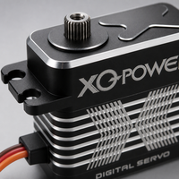 XQ-Power XQ-S8045D Servo Brushless Haute Performance 8.4V 25kg-cm à Réponse Rapide pour Voitures RC, Bateaux, Hélicoptères, Drones - Jouet à Construction Métallique