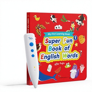 Livre audio interactif : Stylo parlant éducatif, jouets sensoriels pour l'autisme, plus de 500 activités d'apprentissage, livres illustrés en anglais pour tout-<span class=keywords><strong>petits</strong></span> garçons et filles - Product Image 1