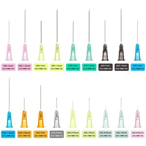 Aiguilles hypodermiques stériles jetables pour seringues 18G 21G 23G 25G 27G 30G 32G 34G 4mm 8mm 13mm 25mm Aiguilles vétérinaires aiguisées - Product Image 3