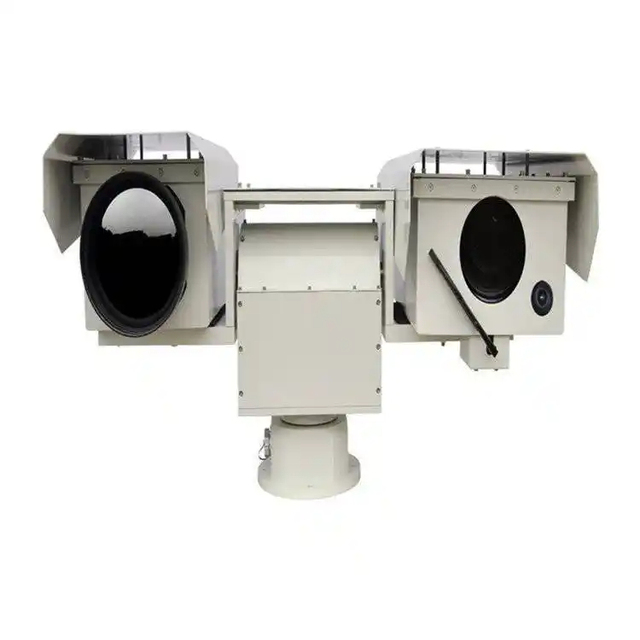 Factory Railway Track Monitoring PTZ Integrated Camera Laser Night Vision Thermal Imaging Turntable Fill Light Detection Radar
