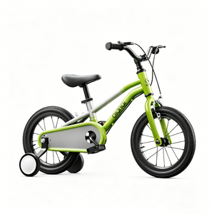 Vélo pour enfants en acier haute teneur en carbone, rose et vert, 12, 14, 16, 18 pouces, pour garçons et filles - Product Image 2