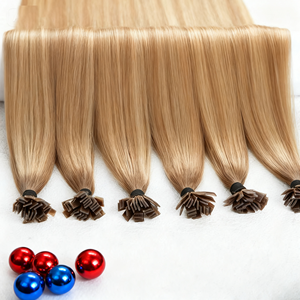 <span class=keywords><strong>Extensiones</strong></span> de Cabello con Punta Plana de Queratina, Cabello Humano Virgen Saludable, Super Double Drawn, Ombre Balayage, Gran Venta 2025 - Product Image 4