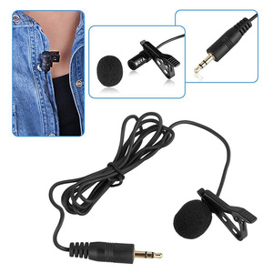 Vendita calda <span class=keywords><strong>BOYA</strong></span> BY-M1 Lavalier microfono 3.5mm elettrete a condensatore registratore con adattatore da 1/4 "per smartphone DSLR fotocamera PC - Product Image 2