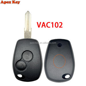 Coque de clé de voiture de remplacement à 2 boutons VAC102 pour Renault Logan Sandero Clio Fluence Vivaro Master Traffic - Product Image 1
