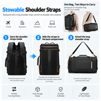 Sac à dos professionnel multi-poches grande capacité pour ordinateur portable, avec compartiments doubles pour appareils, rangement à accès rapide pour les trajets quotidiens et les voyages