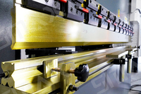 SMAX WE67K-200t/3200 CNC, Prensa Hidráulica Sincronizada, Totalmente Automática, PLC, Alta Precisión, Longitud de Trabajo de 3200 mm, para Láminas de Aluminio