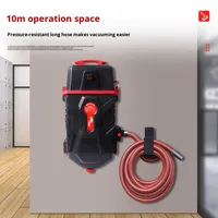 Aspirateur vertical mural noir 220V alimenté par prise électrique 2100W pour les laveries de voitures et l'usage domestique