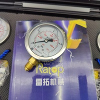 5 Gauges Hydraulic Pressure Measuring Instruments Digital Hydraulic Pressure Measurement Kit with 5 Gauge