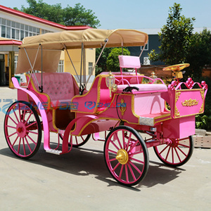 Carruaje de Caballos Eléctrico de Lujo Personalizado 2026, Carruaje Real Tirado por Caballos, Transporte Especial, Carruaje para Bodas - Product Image 2