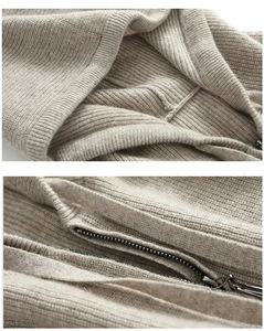 Мужской кардиган из натурального кашемира с капюшоном - Product Image 5