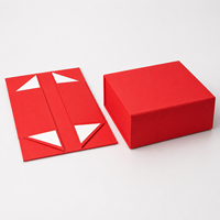 Boîte en papier magnétique pliable de grande taille, avec impression de logo personnalisé, matériaux recyclés, durable, biodégradable, décoration, cadeau, vente en gros