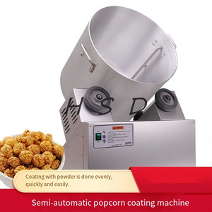 Machine à popcorn au caramel avec assaisonnement et sucre enrobé, et machine à emballer les fleurs aromatisées - Product Image 2