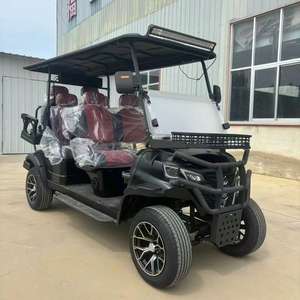 Carrito de Golf Eléctrico de 2+2 Plazas, Frenos de Tambor Delanteros/Discos Traseros, Velocidad Máxima de 30 KM/H, Alcance de 100 KM, Batería de 60V, Neumáticos de 18 Pulgadas, CE/DOT - Product Image 5