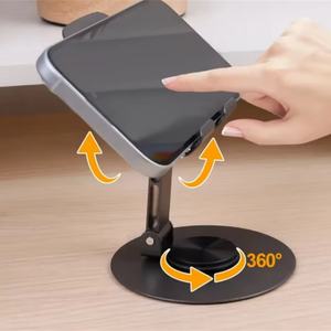 Venta al por Mayor 360 °   Soporte Giratorio, Estable, Portátil y Plegable de Metal para Teléfonos Móviles - Product Image 3