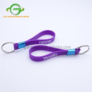 Personalized Customized logo Cheap <strong>Silicone</strong> <strong>Keychain</strong>/pvc <strong>Keychain</strong> <strong>Keyring</strong> Strap - Product Image 3