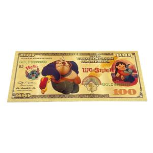 7 Nuevos Diseños de Billetes Conmemorativos de Lámina de Oro de 24K de Loli y Stitch de Animación Americana - Product Image 4
