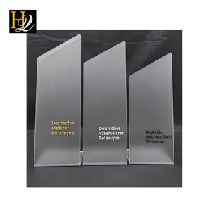 Trofeo acrilico artigianale con medaglia acrilica smerigliata personalizzata di alta qualità con stampa personalizzata premio trofeo acrilico
