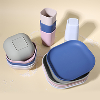 Assiette pour bébé Vaisselle en silicone Ensemble d'assiettes pour tasse pour bébé Nom personnalisé Ensemble d'alimentation pour enfants