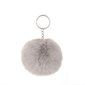 Porte-clés <span class=keywords><strong>en</strong></span> fausse <span class=keywords><strong>fourrure</strong></span> douce <span class=keywords><strong>Pompon</strong></span> Boule de <span class=keywords><strong>fourrure</strong></span> de lapin moelleuse Porte-clés pour femmes Charme de sac Pompons <span class=keywords><strong>en</strong></span> peluche colorés Vente <span class=keywords><strong>en</strong></span> gros <span class=keywords><strong>en</strong></span> vrac - Product Image 4