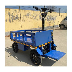 1Ton Four-wheel <b>Flat</b> Car Shop Car <b>Trolley</b> Warehouse Flatbed <b>Trolley</b> <b>Flat</b> Car - Product Image 1