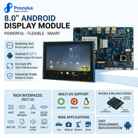 Modul Layar Sentuh LCD TFT Android 8 Inci dengan Sentuhan Kapasitif untuk Rumah Pintar