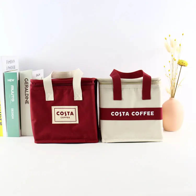 Le sac thermique isolé imperméable d'oxford de haute qualité acceptent le logo adapté aux besoins du client et le sac de refroidisseur de déjeuner d'emballage