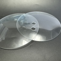 Couverture de panneau en verre borosilicate trempé incurvé, résistant et protecteur, fabriqué en Chine, pour couvercle de casserole électronique