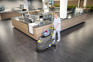 Nettoyeur-sécheur de sols filaire et rechargeable <span class=keywords><strong>BD</strong></span> 43/25, machine de nettoyage commerciale autoportée |   Nettoyant professionnel pour sols durs - Product Image 2