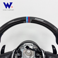 Volant en fibre de carbone pour BMW M Sport F30 F10 F15 F36 F20 F22 F25 F32 M3 M4 X5 E46 E60 E70 E90 E91 E92, ajustement sécurisé
