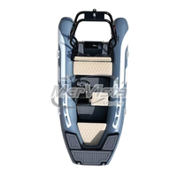 Bateau pneumatique CE Leisure Dinghy 12 pieds (3,6 m) RIB, coque en aluminium en V profond, tube en Hypalon/PVC avec console de luxe et siège arrière