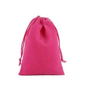 Pochettes à bijoux en velours multicolores personnalisées, design tendance avec cordon de serrage, pour emballage de pierres précieuses et montres, recyclables, 5*7CM, pour les fêtes - Product Image 6