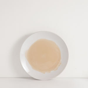 Juego de cena de cerámica hecho a mano de estilo artesanal, esmalte de pincelada Beige en platos, tazón y taza para hogares contemporáneos - Product Image 5