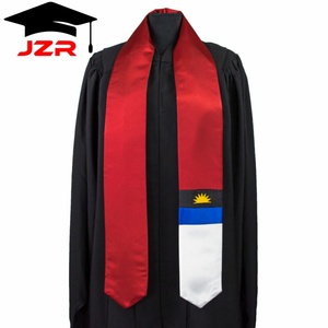Traje de Graduación de Satén 100% de 60 a 72 Pulgadas con Bandera Nacional Personalizada y Letreros Personalizados para Graduados, Bordado Personalizado - Product Image 6