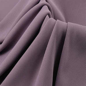 Tessuto europeo OEM Super poliestere <span class=keywords><strong>Spandex</strong></span> 2x2 costine a maglia per abito maglione telas tessuti - Product Image 6