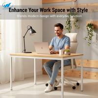 Vente directe d'usine en gros Bureau de table portable ergonomique moderne en bois de petite taille pour ordinateur pour l'école