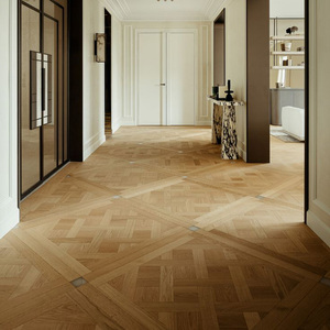 Parquet en frêne multicouche T&G Versailles, finition UV mate brossée CE, bois naturel côtier, qualité ABC, 16mm 18mm, pour villa - Product Image 2