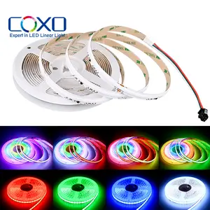 COXO Digital Cob LED-Streifen ws2812 ce rohs Traum farbe Pixel rgbic ws2811 adressierbar ws2812b Cob LED-Streifen