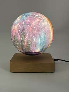 Lampe lunaire à lévitation magnétique, lampe de ciel à impression 3D flottante et tournante pour cadeau de Noël - Product Image 2