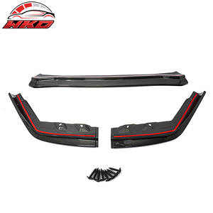 Alerón Delantero para Subaru WRX STI 2015-2021, Estilo CS, Fibra de Carbono Real, 3 Piezas, Kit de Carrocería de Alta Calidad - Product Image 5