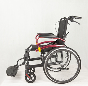 <span class=keywords><strong>Fauteuil</strong></span> <span class=keywords><strong>roulant</strong></span> pliable portable <span class=keywords><strong>haut</strong></span> <span class=keywords><strong>de</strong></span> <span class=keywords><strong>gamme</strong></span> en aluminium SUNCARE pour handicapés - Product Image 5