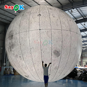 Inflables Publicitarios Personalizados, Globo Lunar Inflable Grande con LED, Globo Lunar Iluminado Colgante - Product Image 6