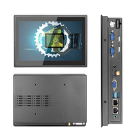 Tableta Industrial Resistente al Agua IP65 de 10.1 Pulgadas con Pantalla Táctil, Montaje en Panel, PC Todo en Uno, Sin Ventilador, PC Integrado